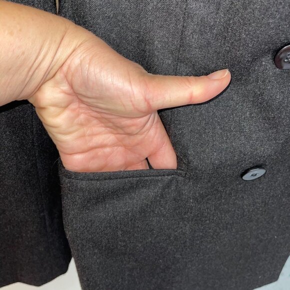 Iris Singer Collection Wool Blazer Size 8 Womens Double Breasted Made In USA - Picture 8 of 11